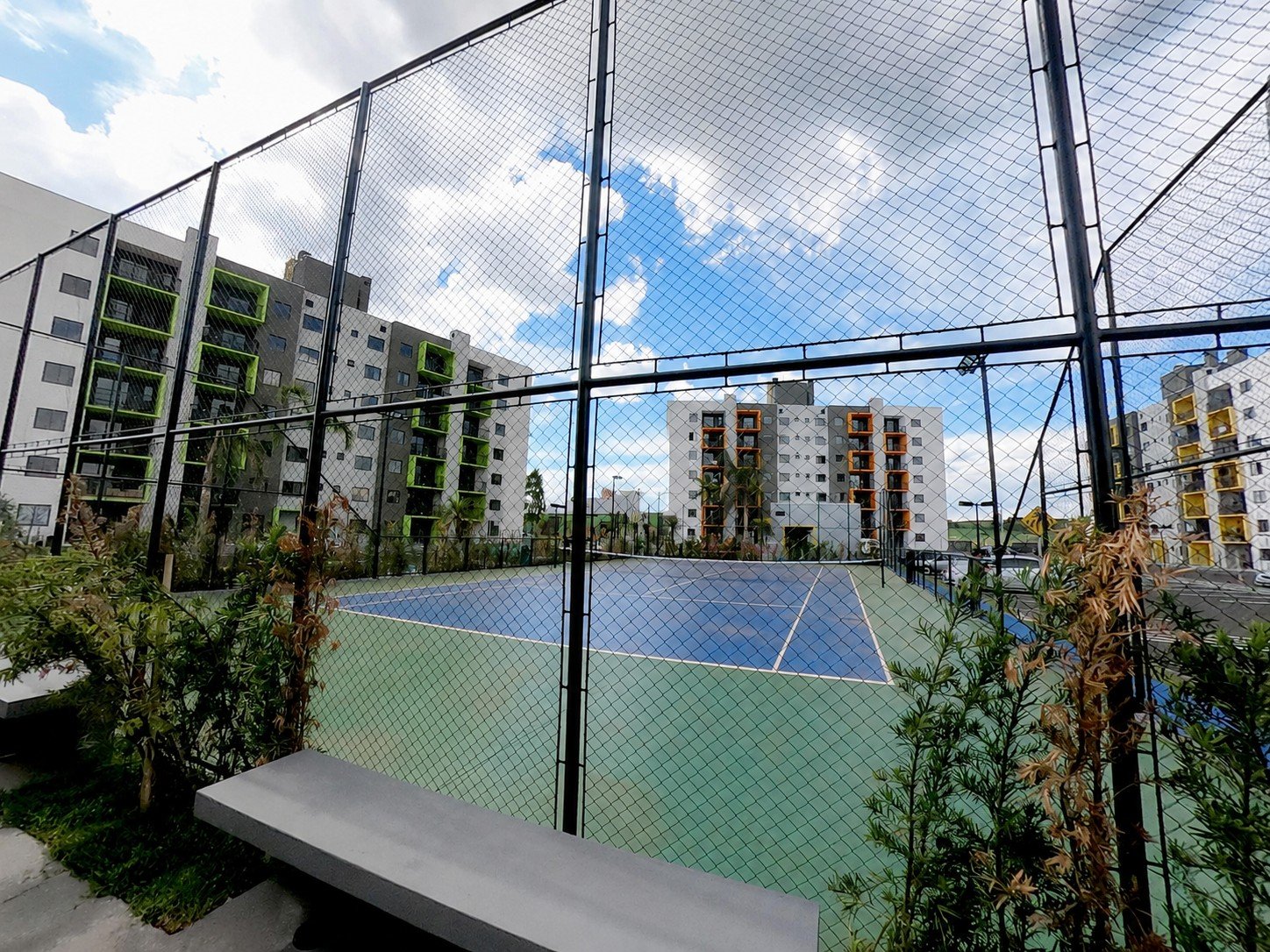 Quadra de tênis do Vista Cilla